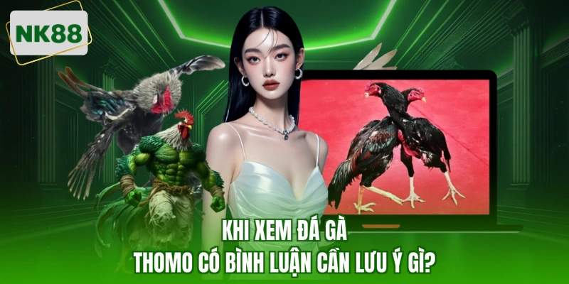 Khi xem đá gà Thomo có bình luận cần lưu ý gì?